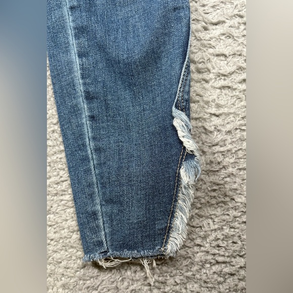 Judy Blue Jeans Womens Size 1/25 Skinny Fit High Rise Raw Cut Out Hem JB88459 - Picture 7 of 15